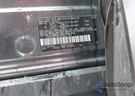 2021 Toyota Rav4 Le from USA, damaged, VIN 2T3G1RFV7MC184178